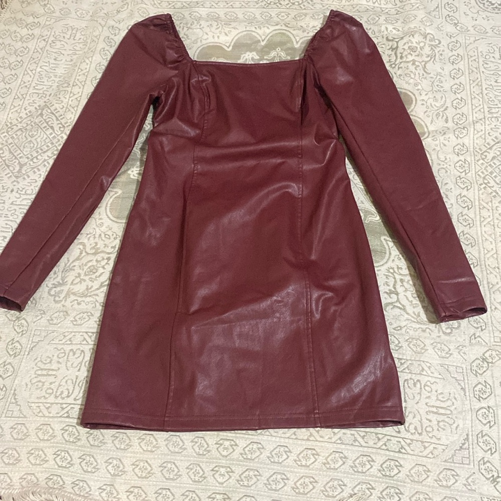 Pleather Dress